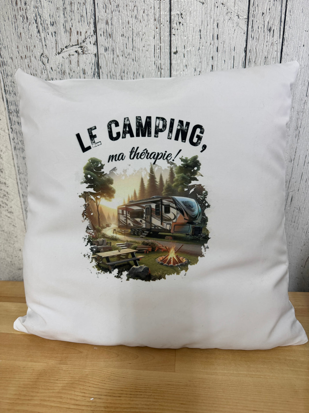 Coussin avec housse | Le camping ma thérapie